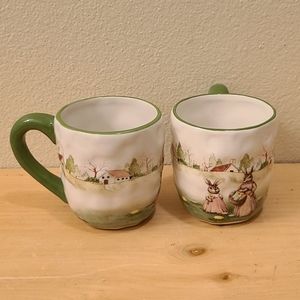 2 Ceramic Easter Mugs